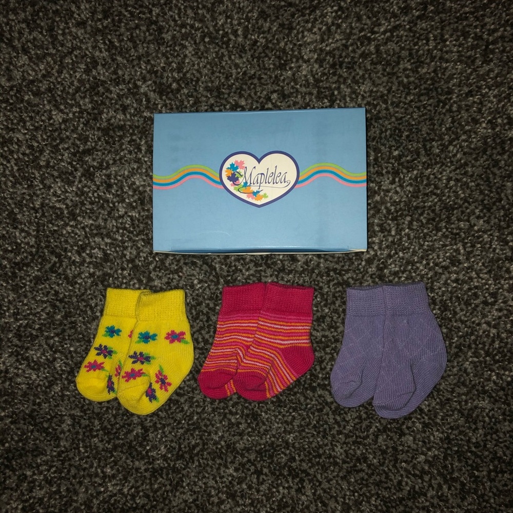 Colorful Doll Socks Set for 18-inch dolls